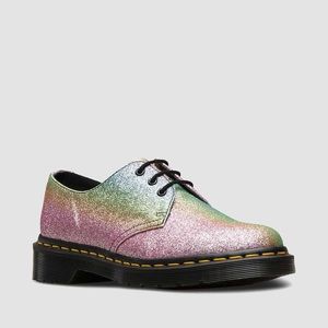 Doc Martens Oxfords 1461 Rainbow Glitter Size Womens 9
